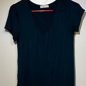 Forest green nice shirt.